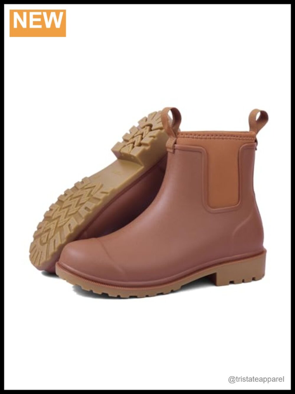 Waterproof Ankle Rain Boots Non-Slip Rubber Fishing Deck Boots for Women